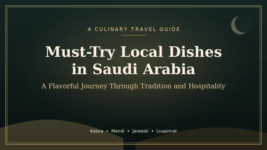 Must-Try Local Dishes in Saudi Arabia: A Flavorful Journey Through Tradition