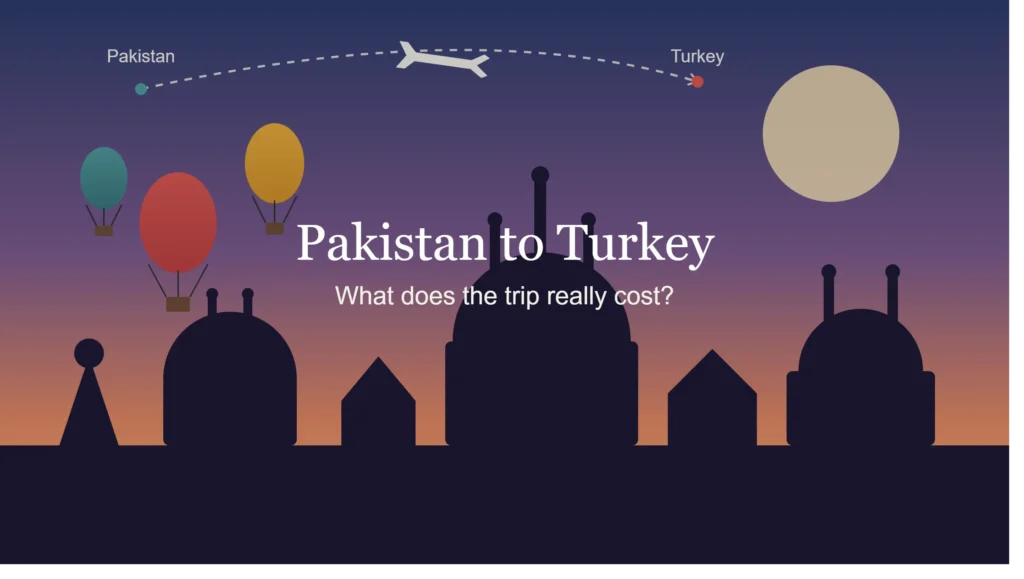How Much Does It Cost to Travel From Pakistan to Turkey?